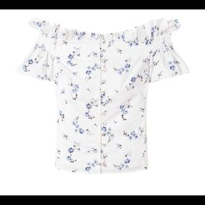 Rebecca Taylor Francine Off the Shoulder Top